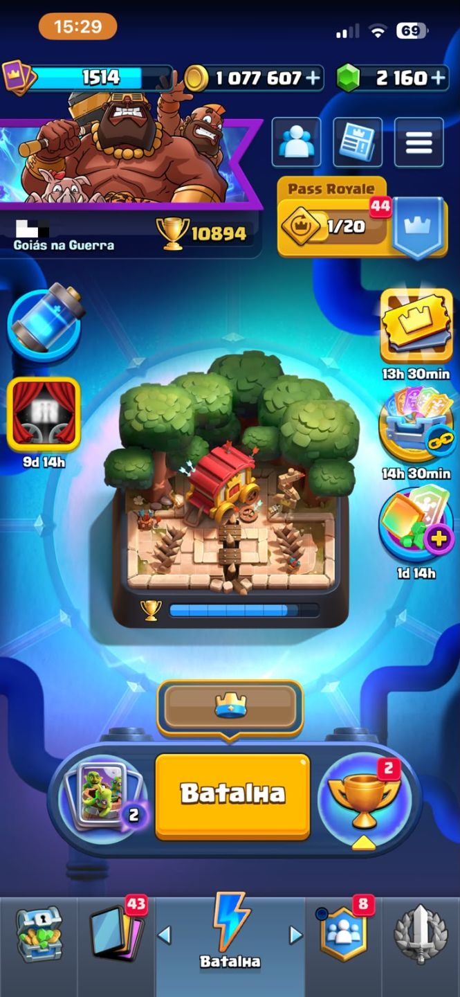 CONTA CLASH ROYALE
