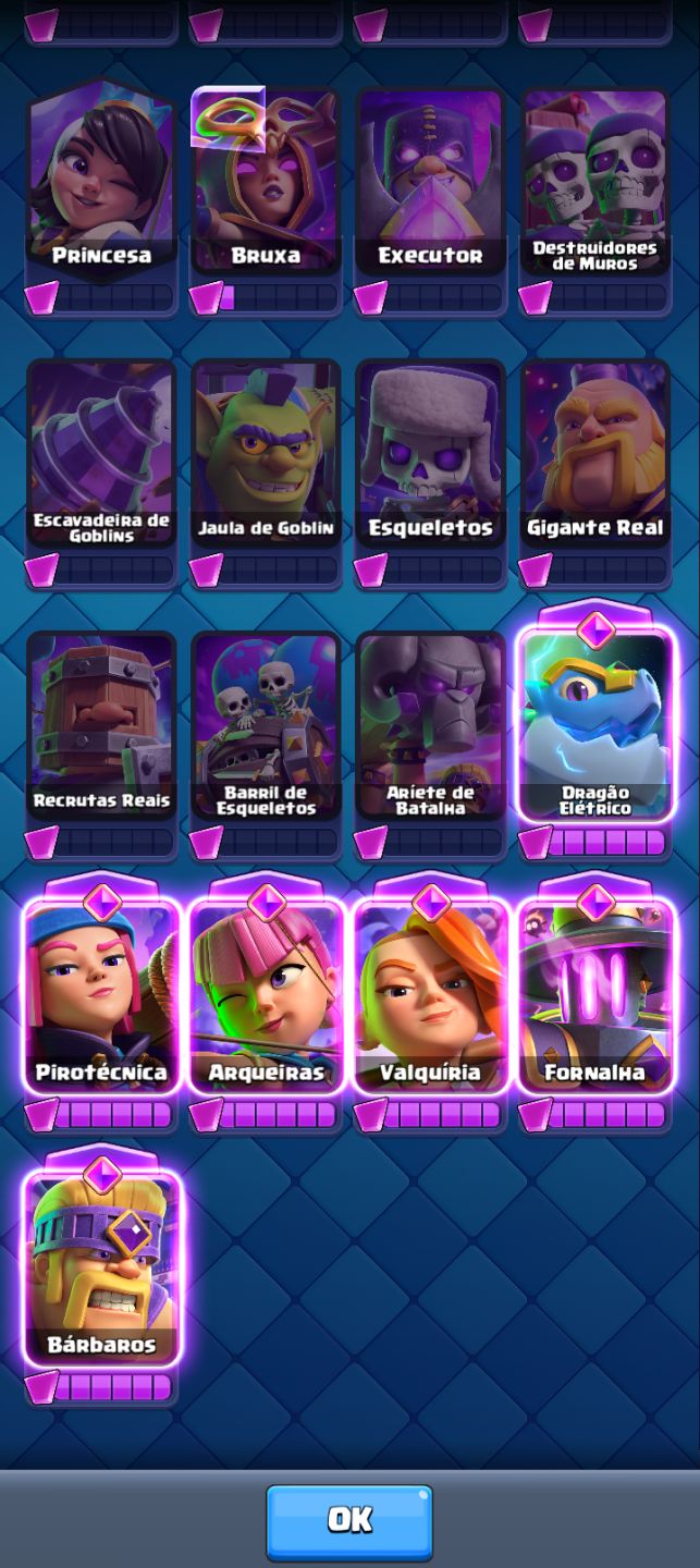 Conta de Clash Royale com pass royale