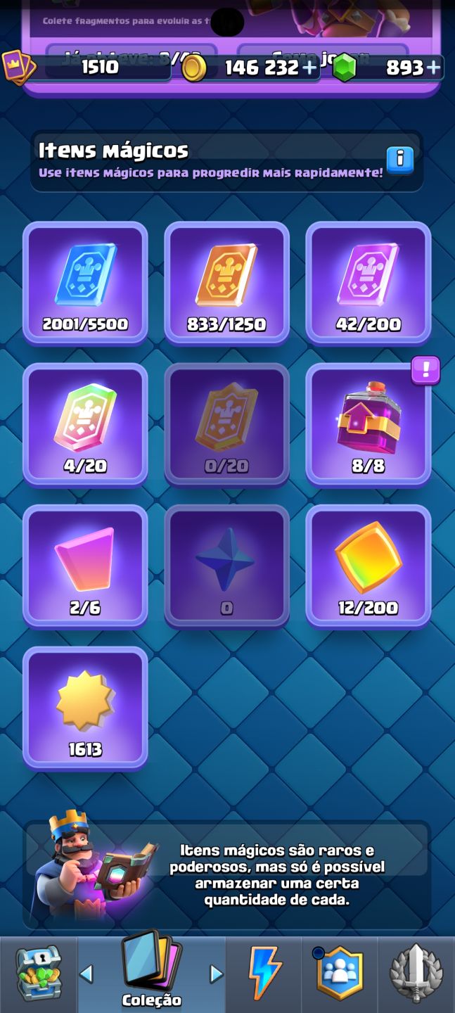 Conta de Clash Royale arena 25.