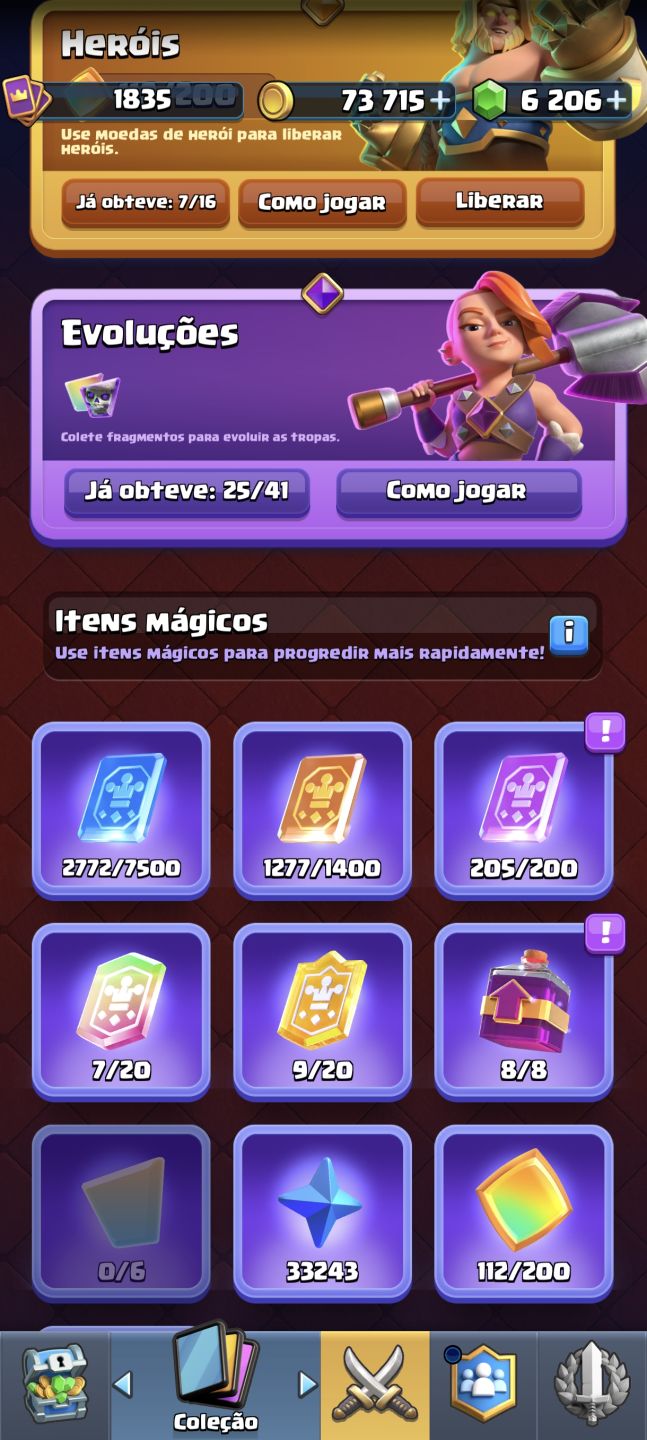 Conta de Clash Royale nível 16!!