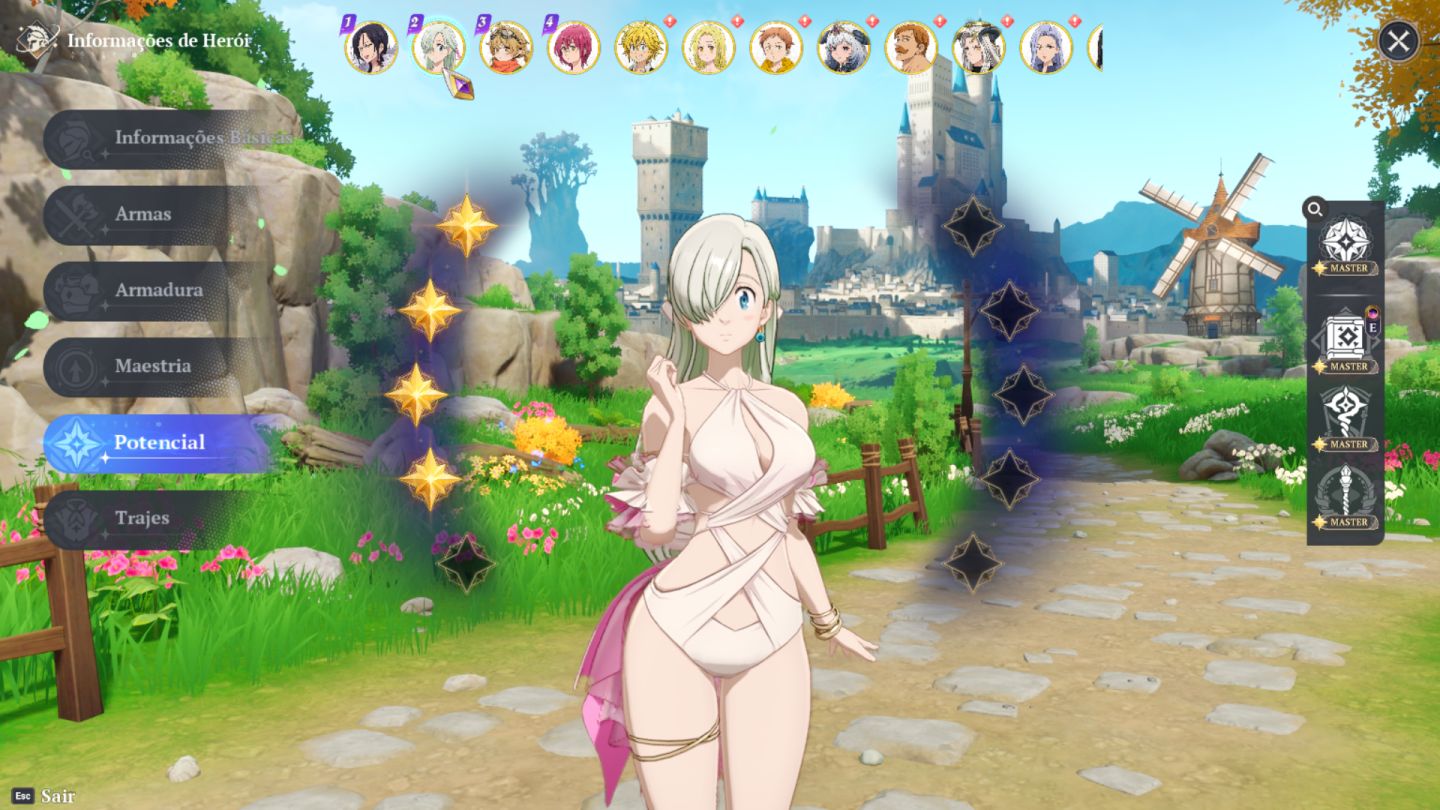 Conta 132k de poder seven deadly sins