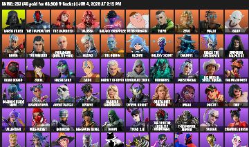 237 Skins | Renegade Raider, Peter Griffin, Master C, Darth Vader + 1500 V-Bucks