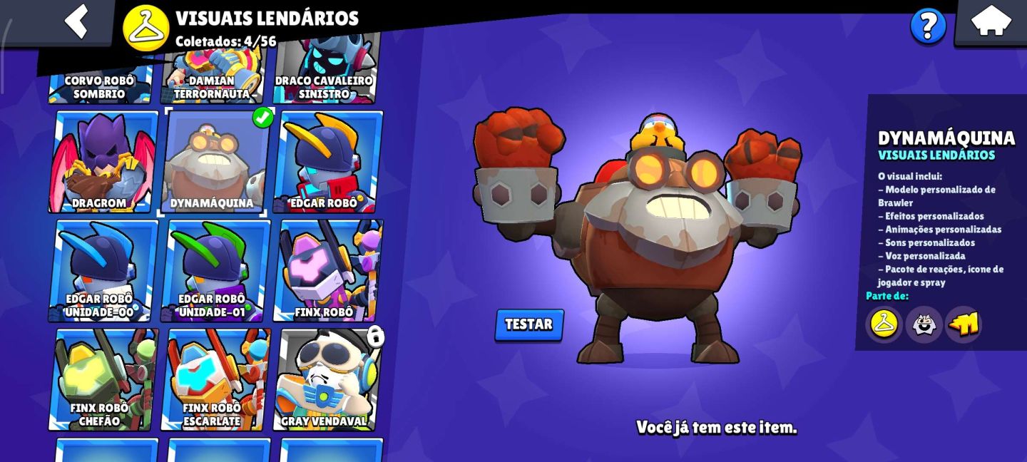 CONTA DE BRAW STARS COM MUITAS SKINS E VARIOS RECURSOS !!