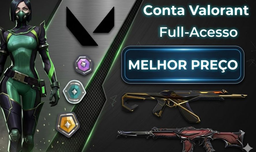CONTA VALORANT (VANDAL CHAMPION, XENOHUNTER, KARAMBIT, ETC)
