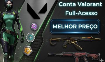 CONTA VALORANT (VANDAL CHAMPION, XENOHUNTER, KARAMBIT, ETC)