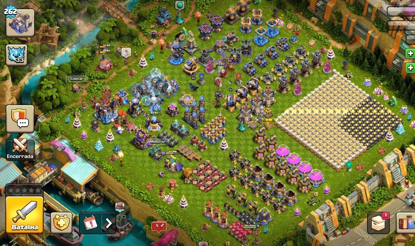 Cv18 97% Full de Clash of Clans - LVL262