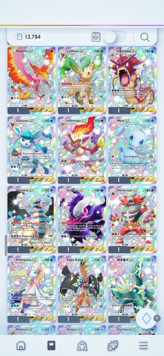 Pokémon TCG Pocket | Nível 60 | Master Ball | Vários Decks META + Cartas Raras