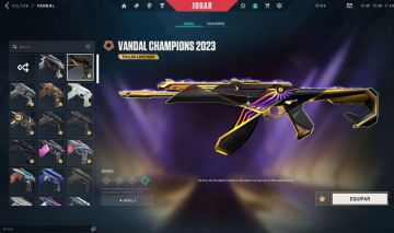 CONTA VALORANT RARA COM CHAMPIONS 2023 + 2100 GASTOS