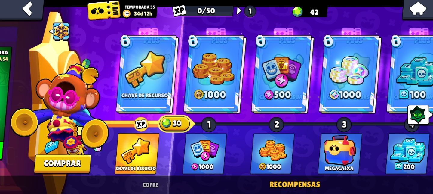 Conta Brawl Stars +30k upada