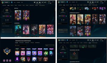 Conta de lol de 2019 muito boa com algumas skins antigas.