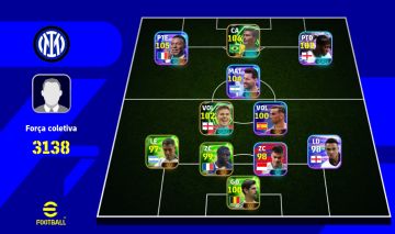 CONTA EFOOTBALL | ROMÁRIO 106 + MBAPPE 105 + MESSI 104 | FORÇA COLETIVA 3138