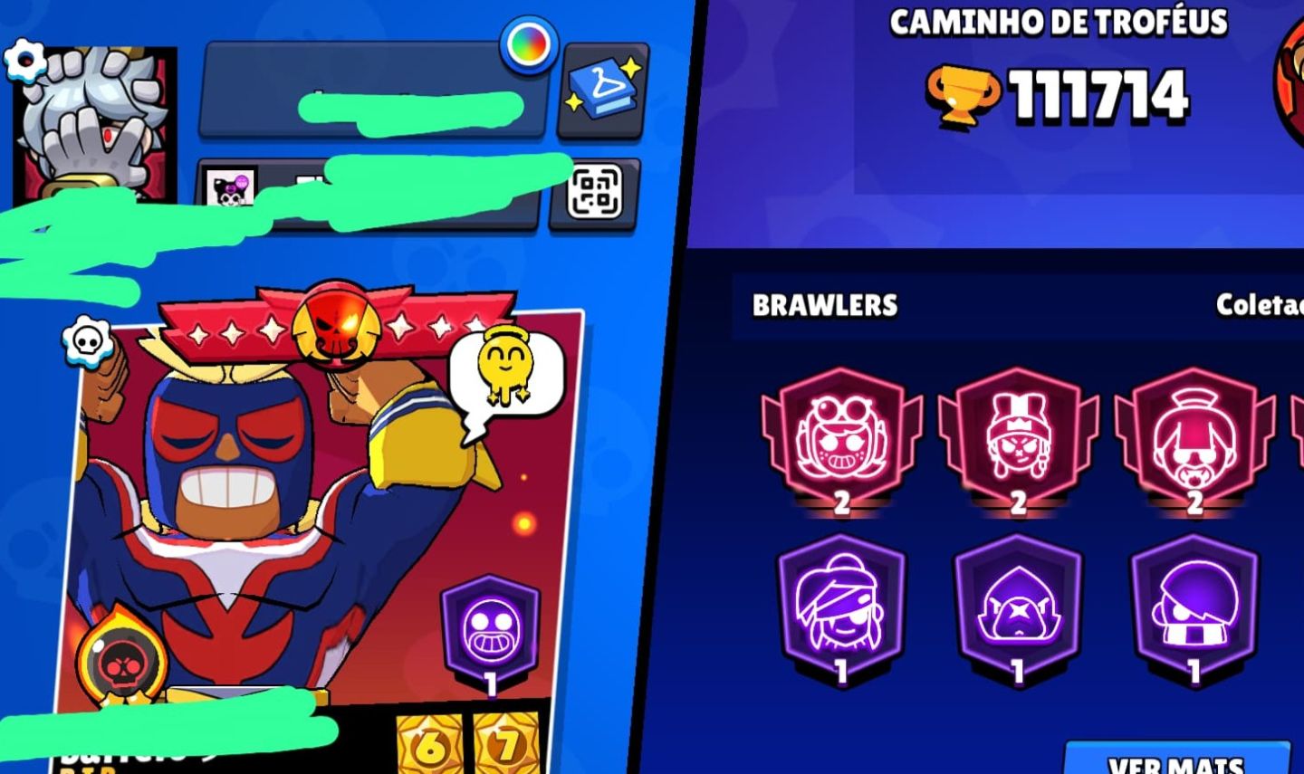 Conta brawl stars 100k+ full