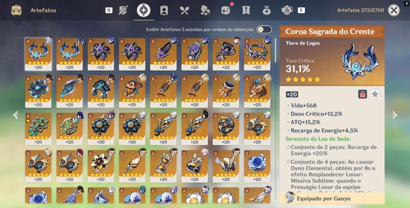 GENSHIN IMPACT - CONTA AR59 + 39 T4 + 11 T5 LIMITADOS