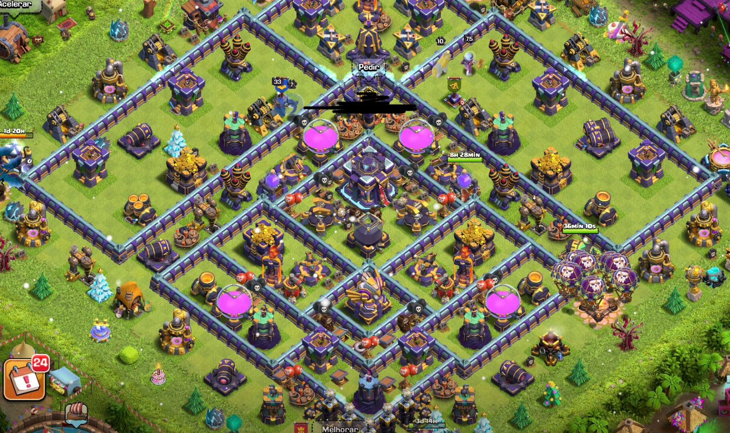 CONTA DE CLASH OF CLANS CV15 FULL - Entrega no e-mail do comprador