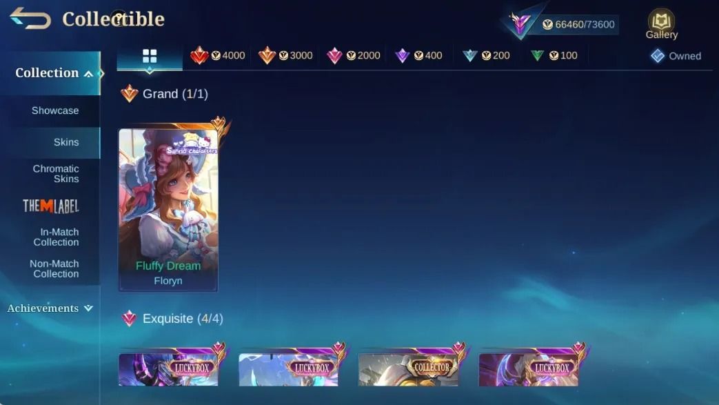 Sanrio Floryn - 3 luckbox - ex imortal e muitas skins