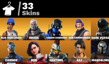 CONTA FORTNITE 31 SKINS E SKINS OG E SKINS EXCLUSIVAS E EMOTES RAROS