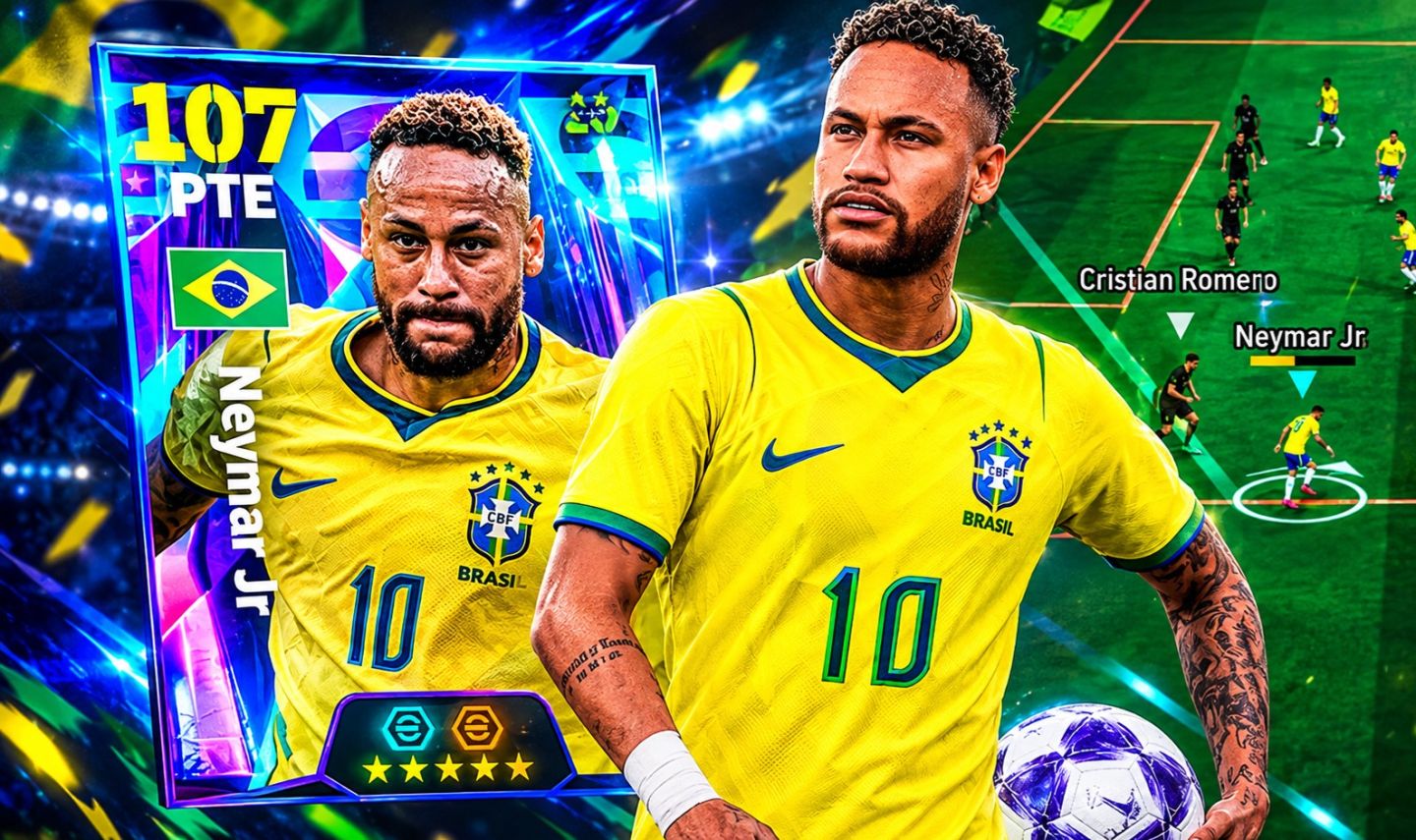 Conta Efootball Pack do Messi & Neymar 105