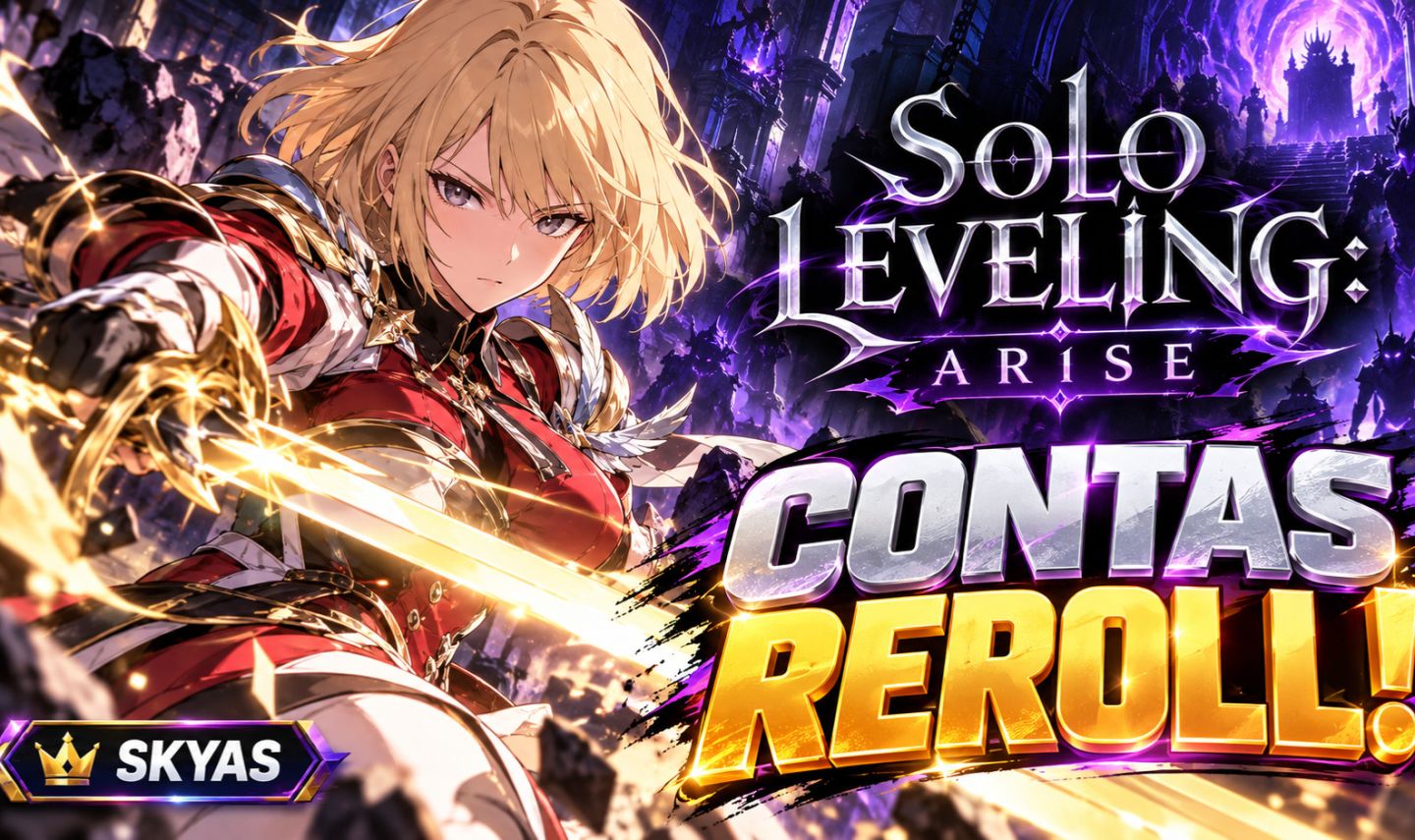 170.000+ Diamantes | Solo Leveling: Arise | Contas Reroll com Núcleos | Global