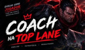 Coach Lol - Aulas TOP LANER (Entrega em ate 48h)