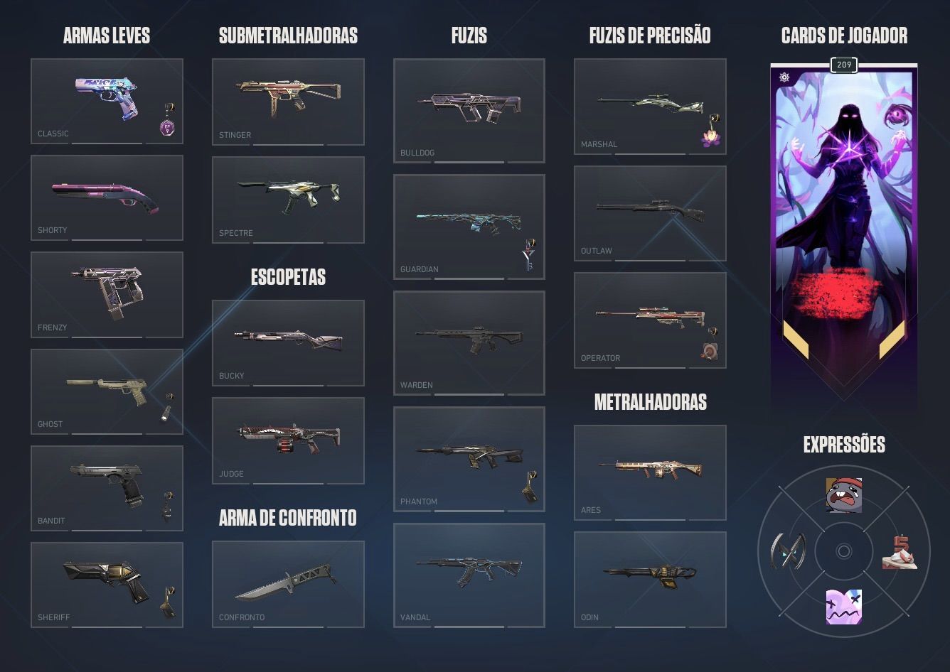 CONTA C/VANDAL KURONAMI, RGX, ARAXYS AEMONDIR, FACA XENOHUNTER E MAIS!!!
