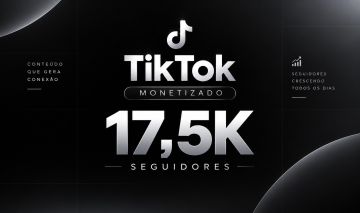 CONTA DE TIKTOK BR MONETIZADA [ 17,4K DE SEGUIDORES REAIS ] SUPER ENGAJADA