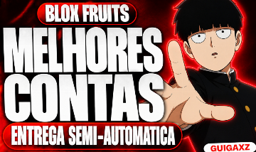 Contas de BloxFruits com god human e varios itens!