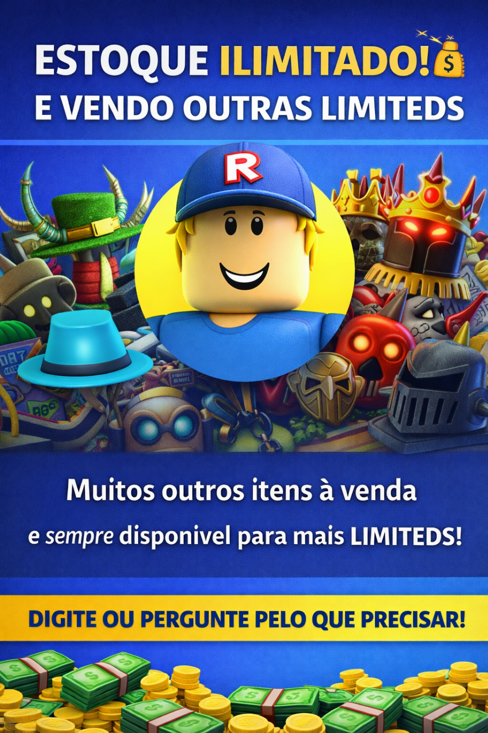 MARKET DE LIMITEDS ROBLOX LEGITIMOS - [PEÇA/ESCOLHA O ITEM]
