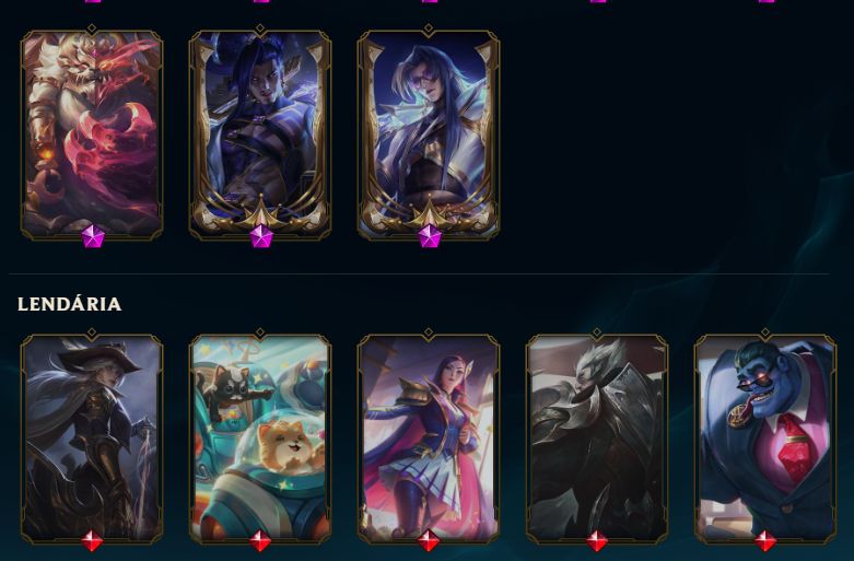 CONTA LOL BR LVL 657 264 SKINS PICO PLATINA CONTA MONO YASUO