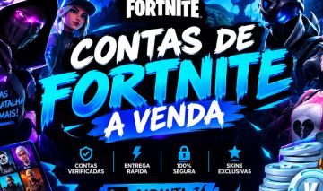 Conta Nível 40+ com 14 Skins + 200 V-Bucks Conta Fortnite com Skins Raras