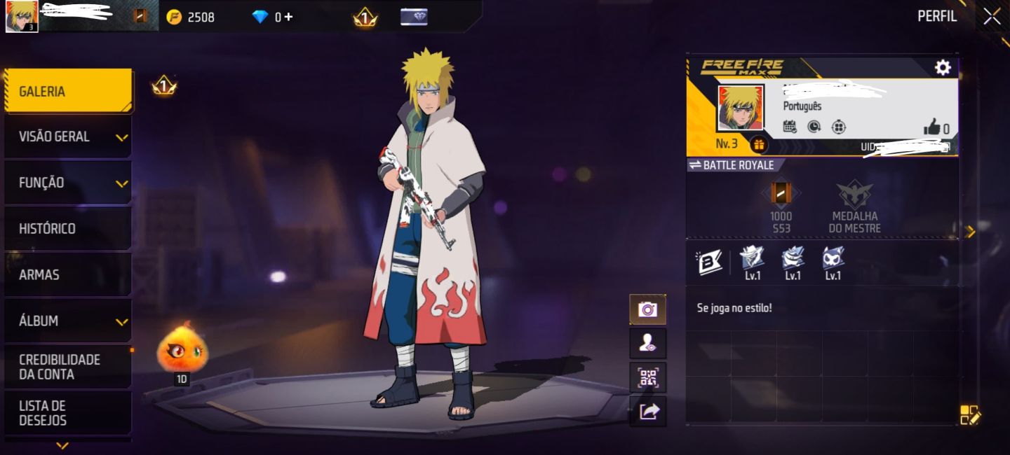 CONTA BOOT COM MINATO FF