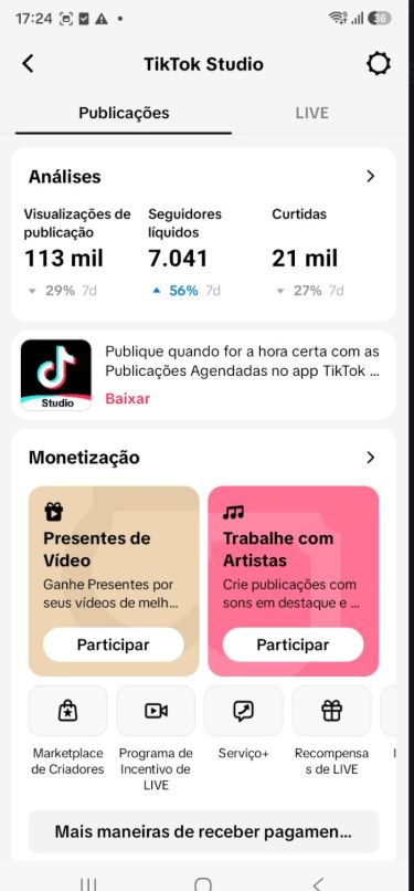 CONTA TIK TOK COM MAIS DE 20K DE SEGUIDORES + SUPORTE NA ENTREGA 24horas