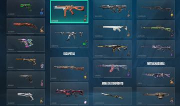 CONTA DE VALORANT OURO 1 LV350+ PRONTA PRA JOGAR E COM MUITAS SKINS RARAS...