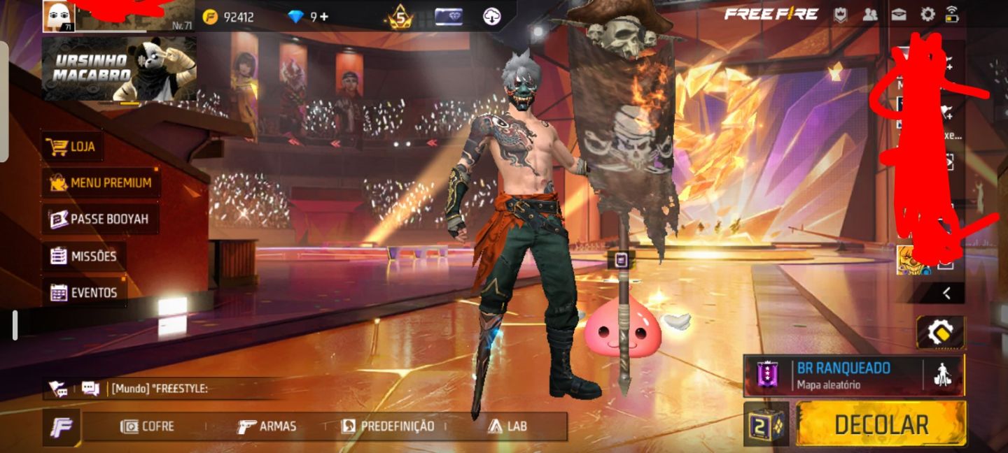 !!! Conta de Free fire super gemada com 8 anos !!!