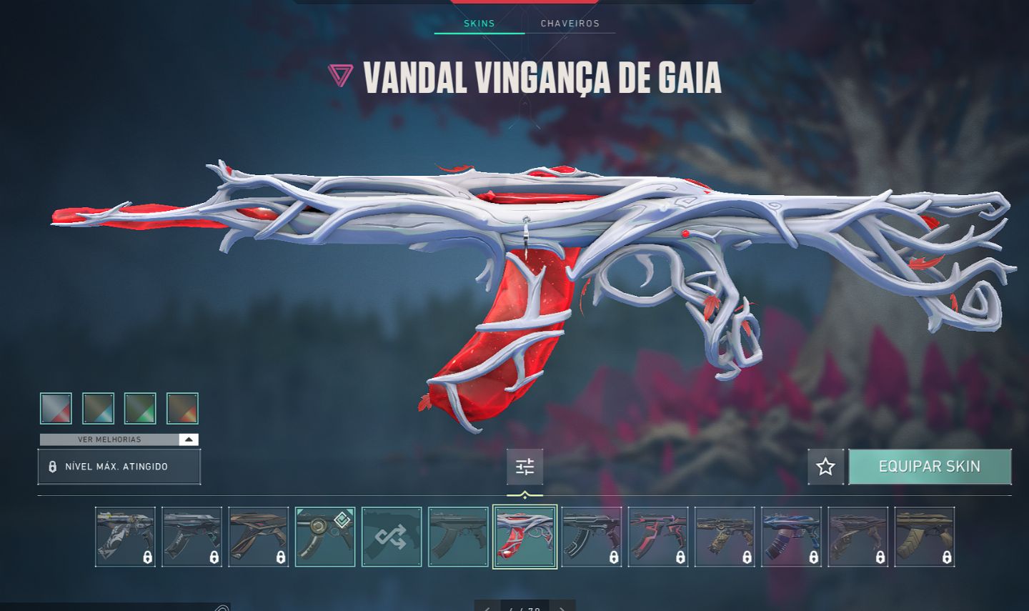 Conta de valorant platina com varias skins