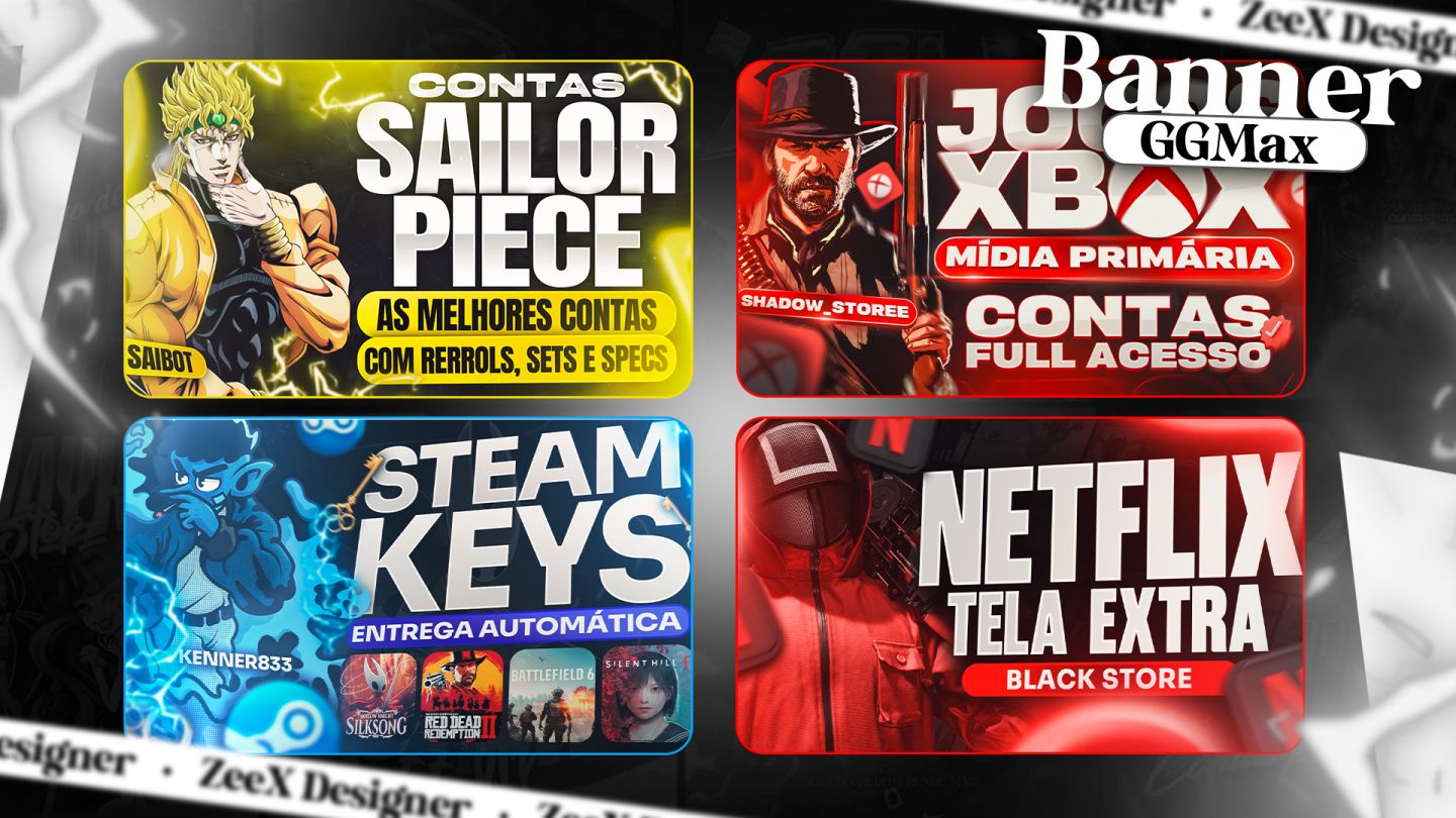 DESIGNER - BANNER GGMAX, TABELAS DE PREÇOS, BOLHAS, LOGOS E MUITO MAIS!