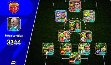 Conta Efootball RARA! Zaga Full + Neymar, Suarez e Aguero Blitz! Ótima para jogo