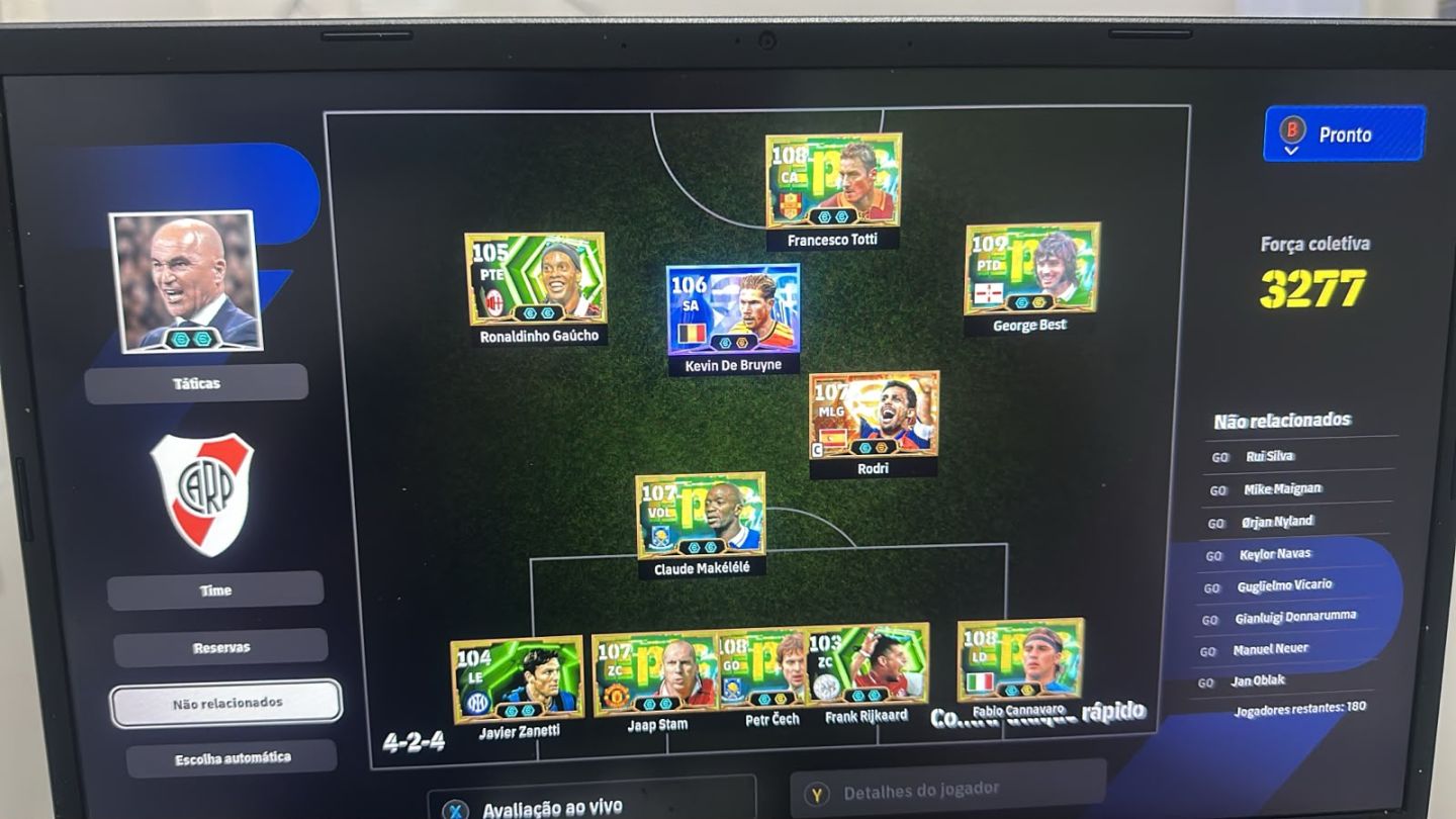 Conta Efootball Steam 3277 de Força