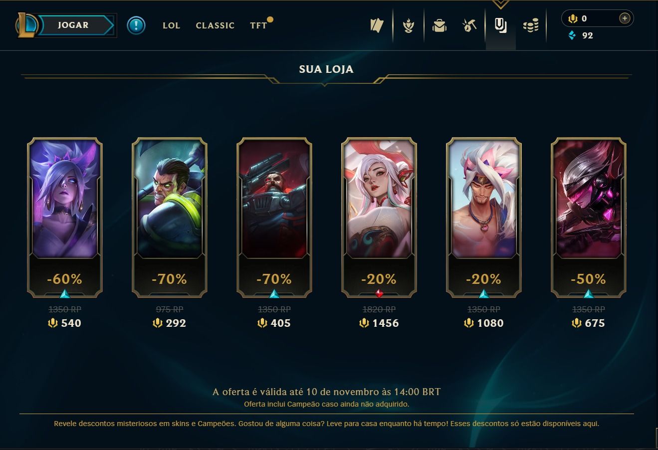 CONTA LOL MASTER | 60% WIN RATE | 42 SKINS