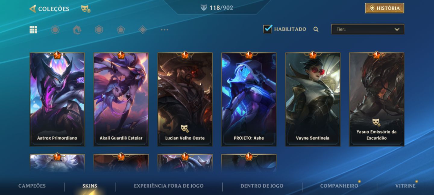 Conta wild rift