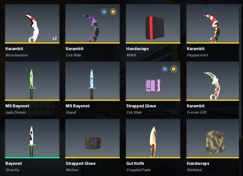 CONTA COUNTER BLOX (ROBLOX) COM VÁRIAS SKINS HIGH TIER (LEIA)