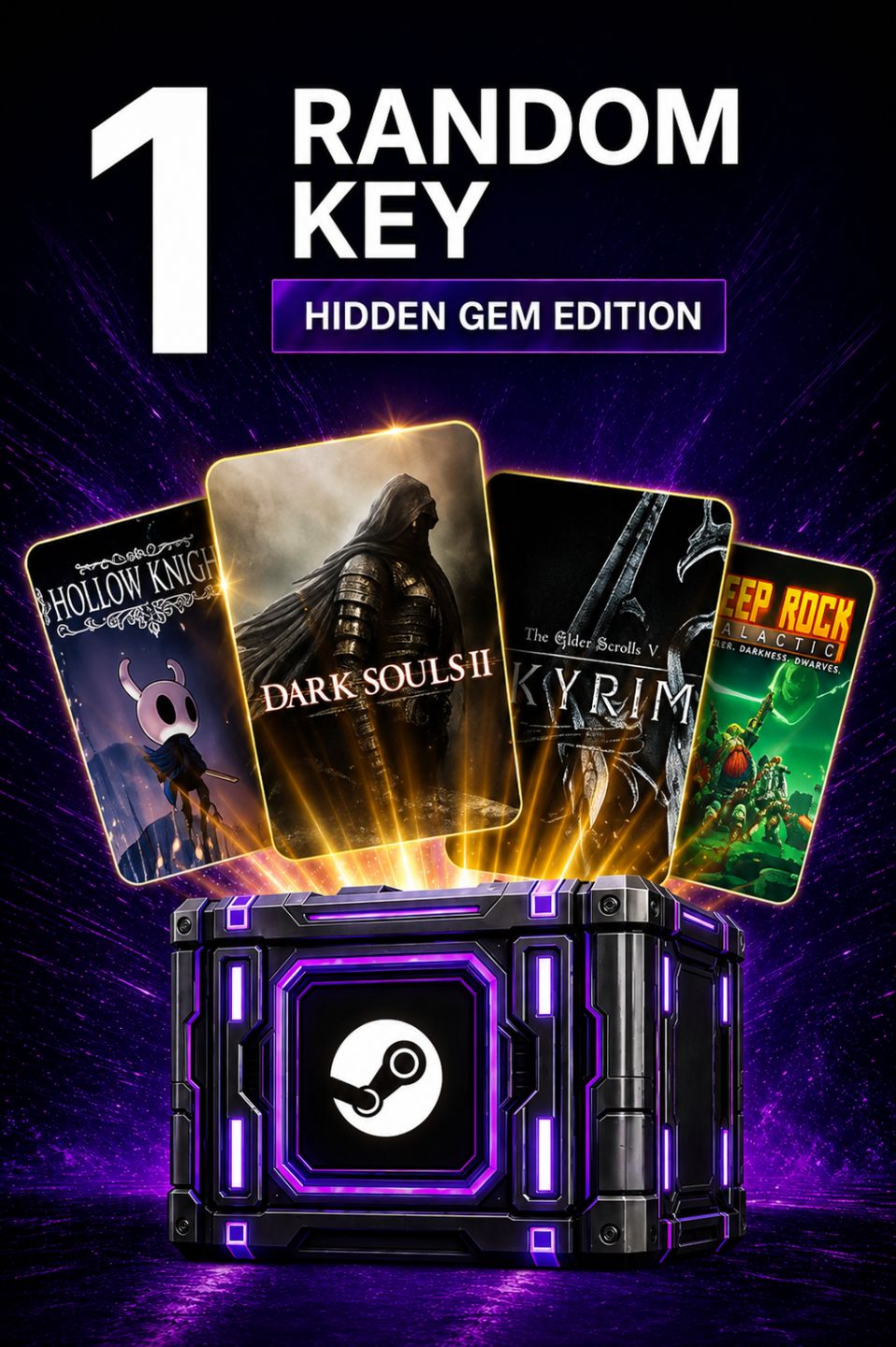 1 Random Steam key - HIDDEN GEM - Steam Key GLOBAL