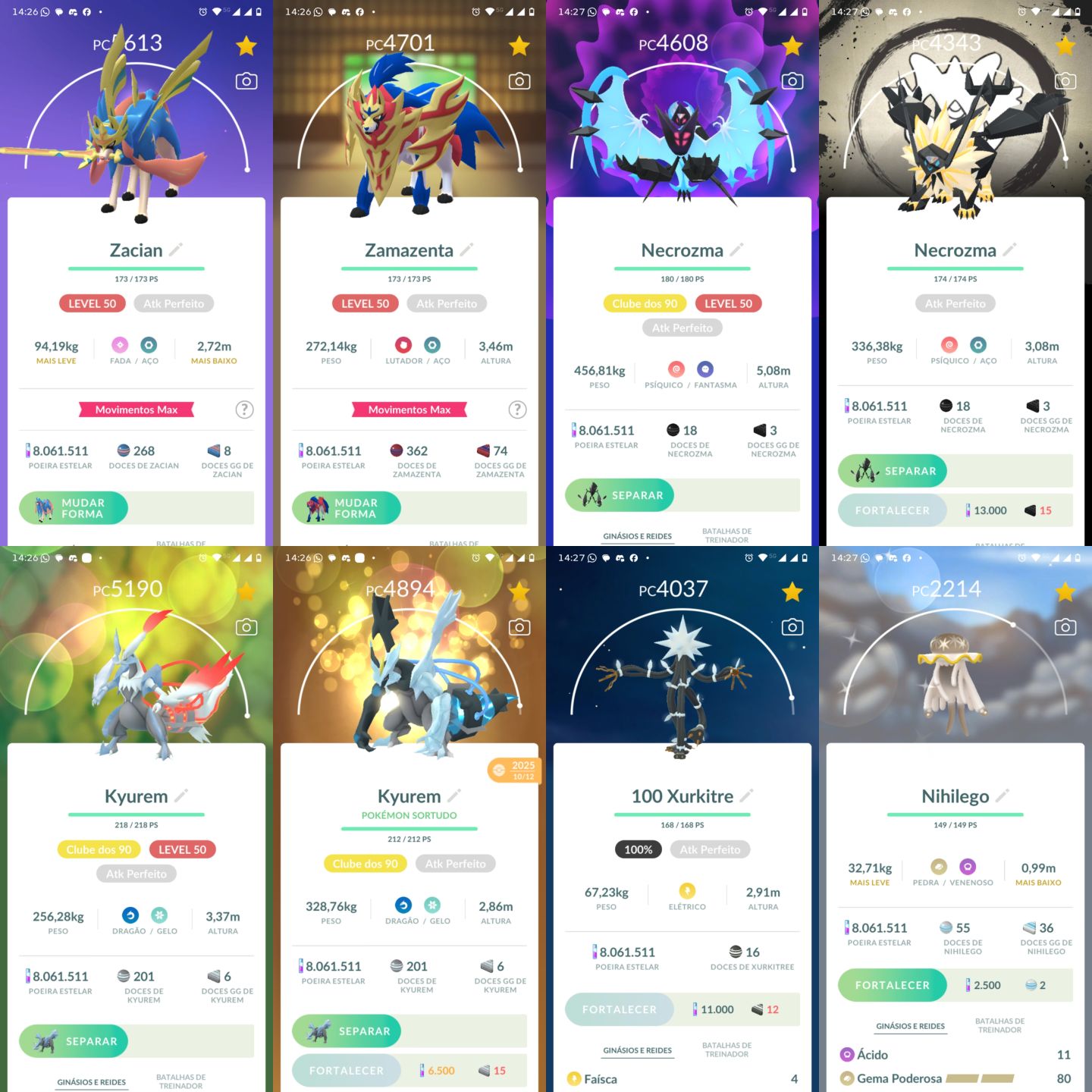 CONTA POKÉMON GO LV79