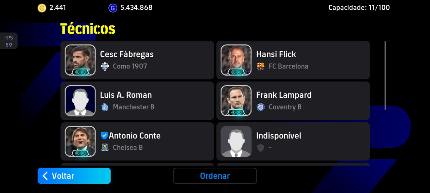 Conta efootball com 3337 de força (valor negociável)