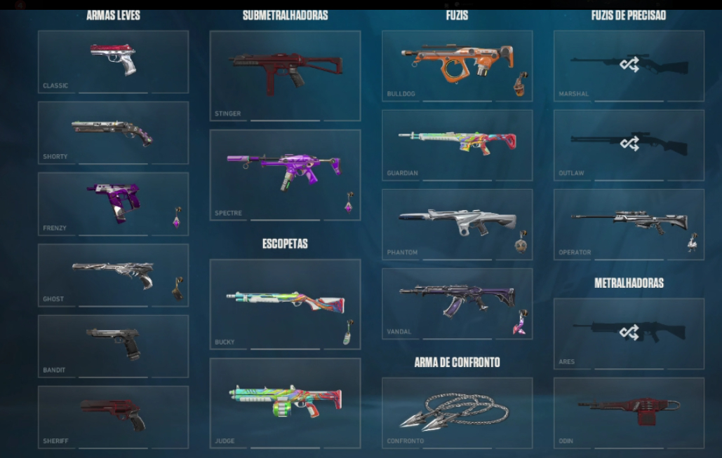 !!CONTA VALORANT!!! FULL SKINS / PREÇO NEGOCIAVEL
