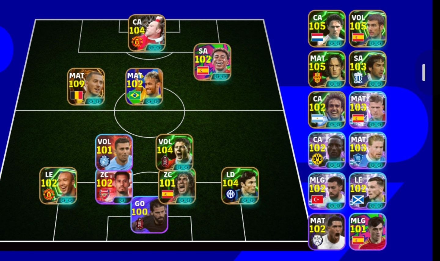 EFootball Mobile 3203 | Hazard Big Time 109 + Neymar 2014 Copa