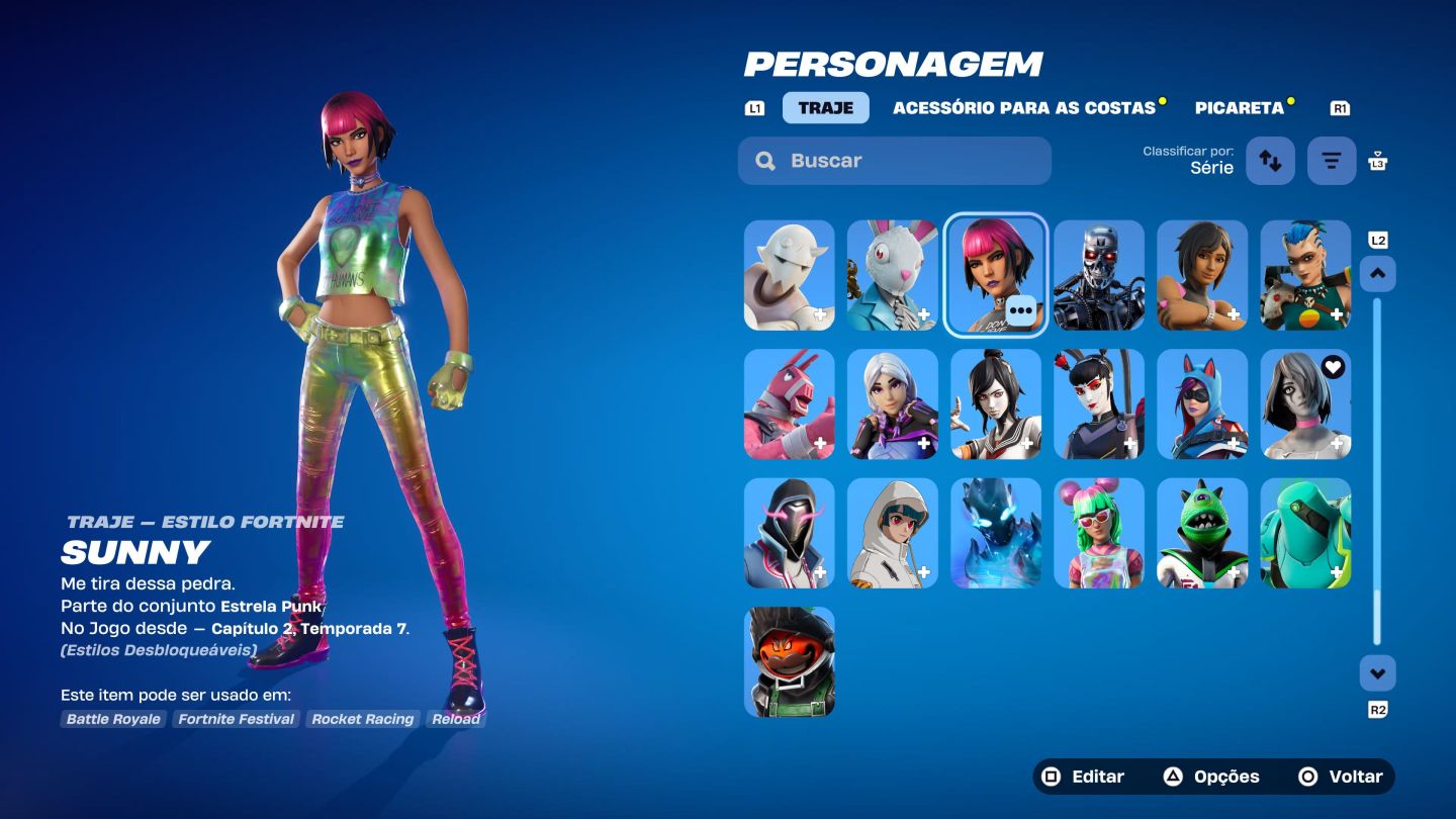 CONTA FORTNITE: 242 SKINS + 184 PICARETAS | KRATOS PS5 + MACHADO DO KRATOS