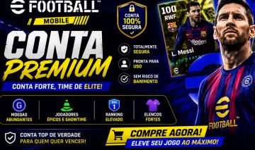 CONTA EFOOTBALL MOBILE COM MUITOS ÉPICOS E SHOWTIMES
