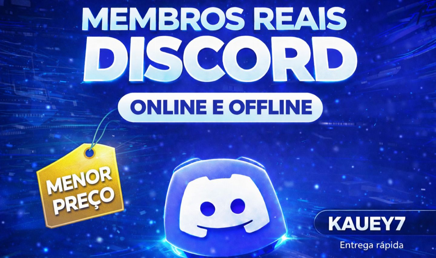 (PROMOÇÃO) DISCORD MEMBROS ONLINE / OFFLINE