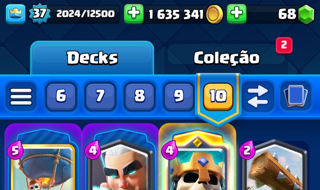 CONTA DE CLASH ROYALE MUITO BOA