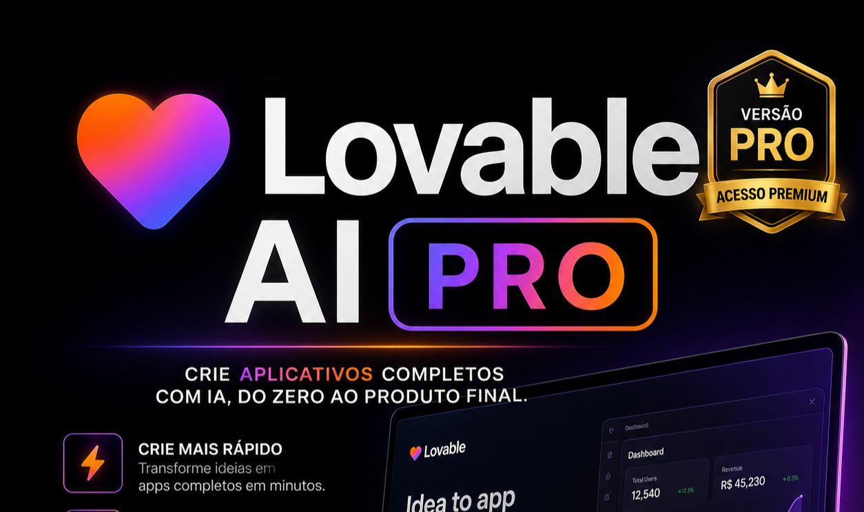 Lovable Conta PRO PRIVADA 30 DIAS